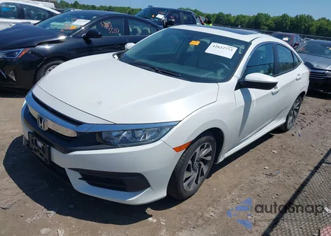 2018 Honda Civic Ex from USA, damaged, VIN 19XFC2F77JE014505